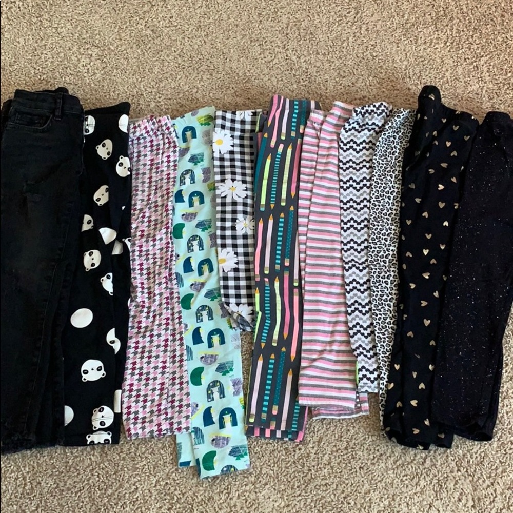 Size 6 and 6x leggings a couple are capris.
